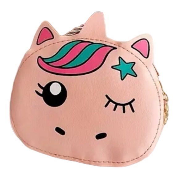 ‼️$7‼️ Cute Tiny Unicorn Purse with Rope Strap Zipper Closure 🦄 - Picture 13 of 14